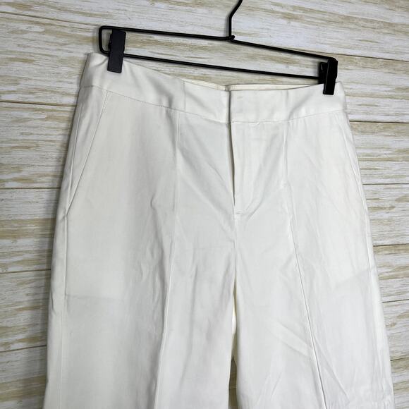 Everlane The Wide Leg Structered Pant White - Picture 2 of 8